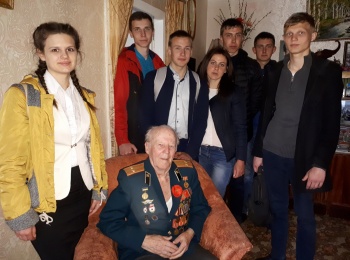 23 ас група завітала у гості до учасника війни Ромуальда Всеволодовича Галушкіна